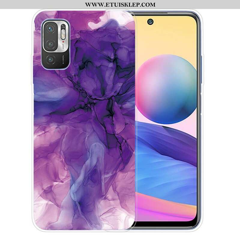 Etui do Xiaomi Redmi Note 10 5G Kolorowy Marmur